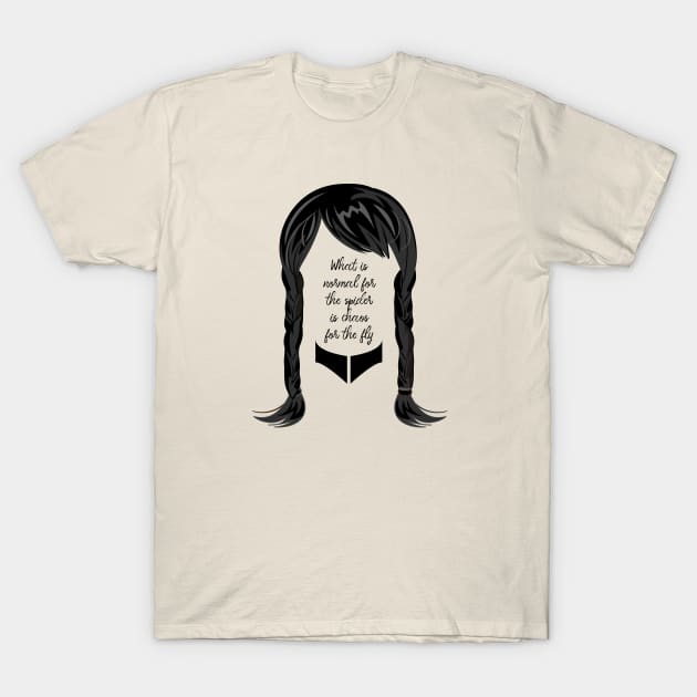 Wednesday Addams T-Shirt by CatCoconut-Art